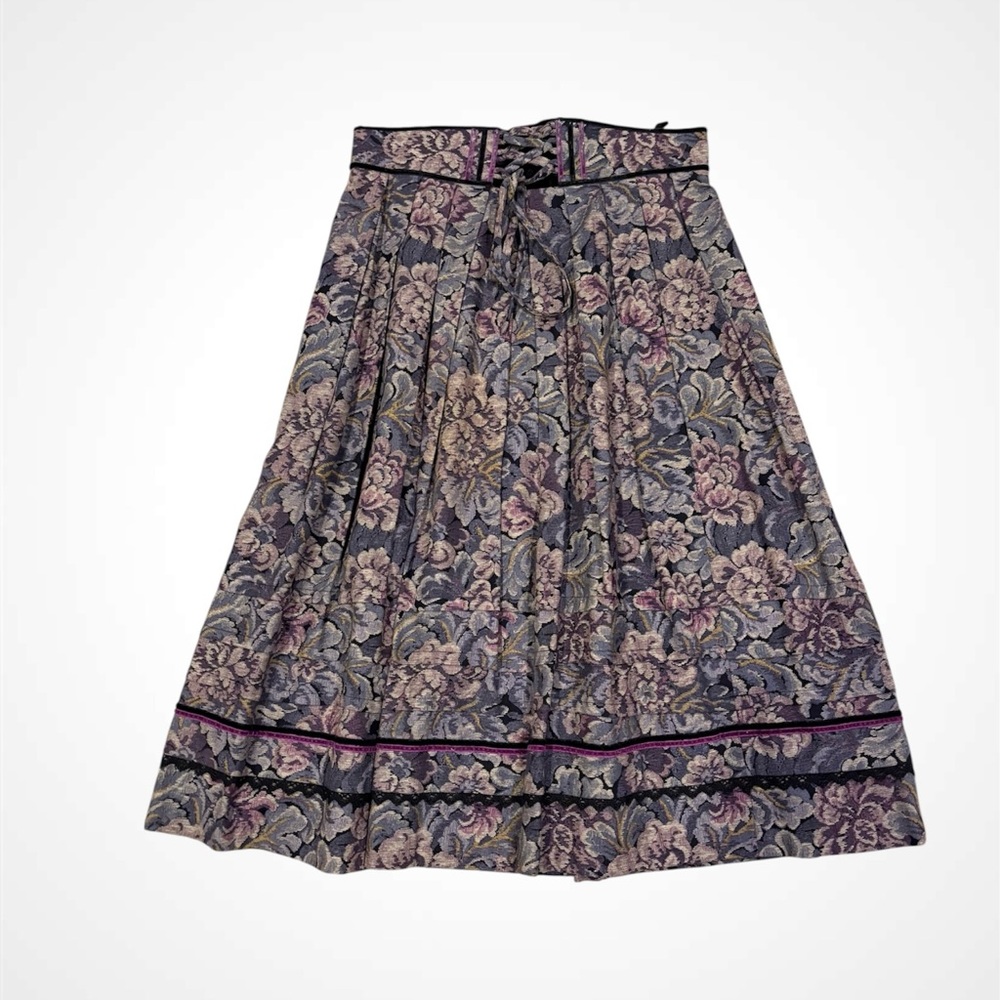 Vintage Austrian Made Tapestry Midi Skirt - Picture 3 of 10